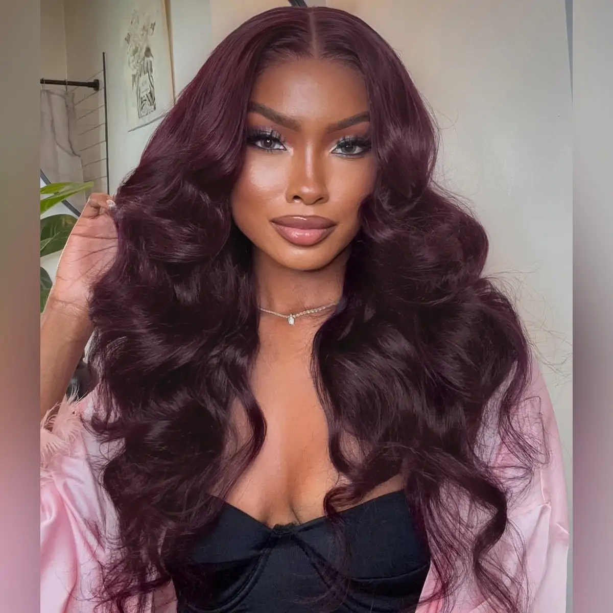 dark burgundy body wave wig (4)