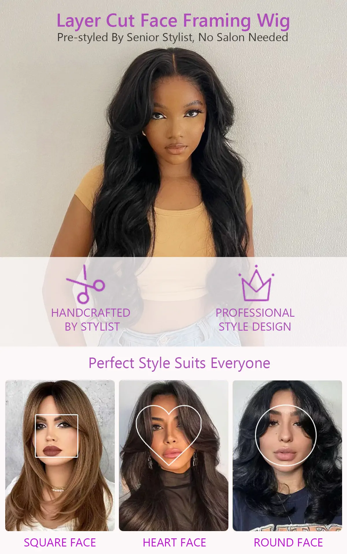 layer cut wig