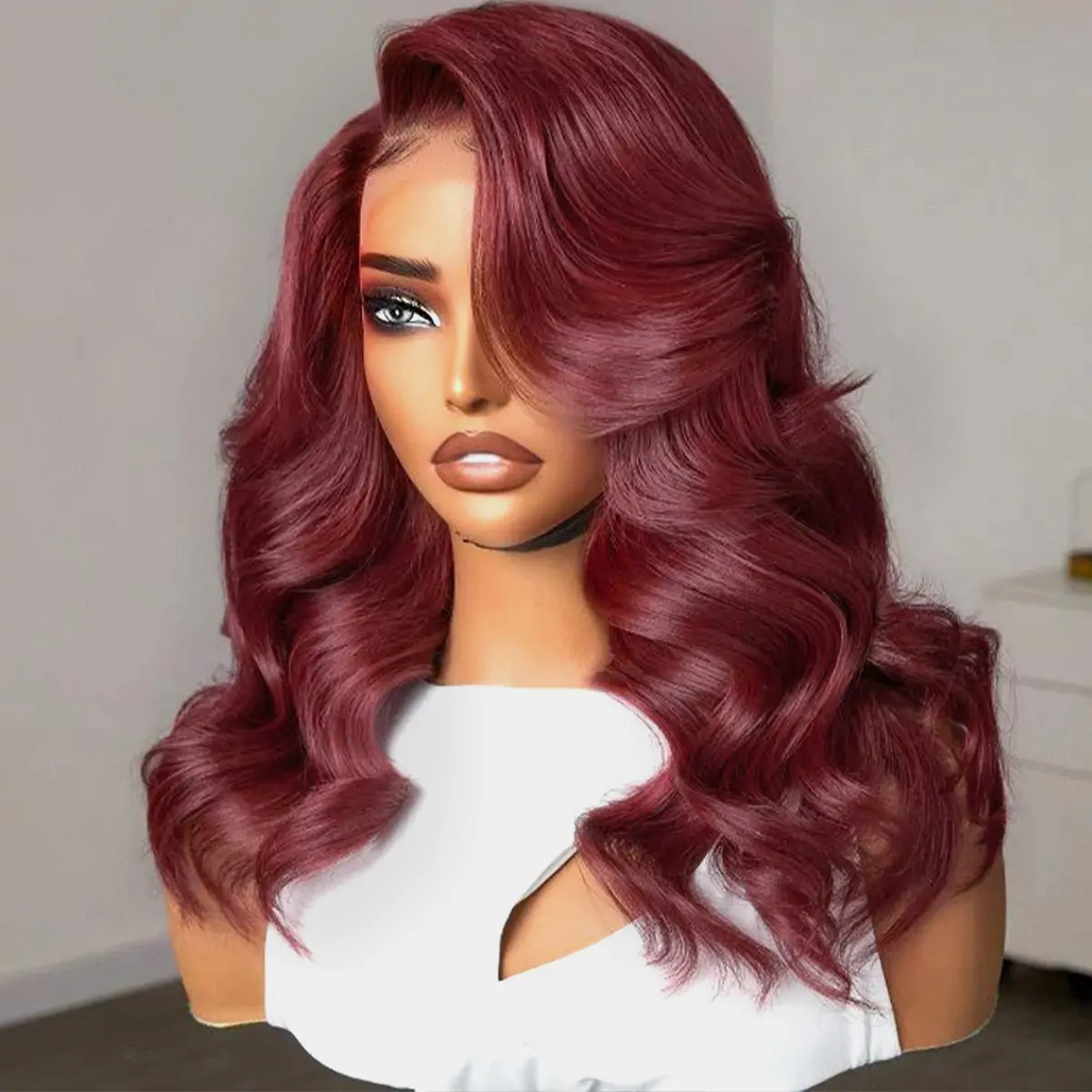 99j burgundy butterfly haircuts wig (2)