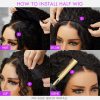 half wig curly human hair wig (1)