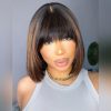 highlight yaki straight bob wig with bang (4)