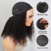 half wig curly human hair wig (1)