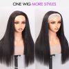 yaki straight pull go half wig