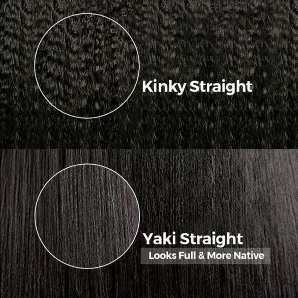 yaki straight vs kinky straight