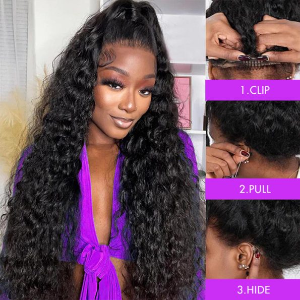 360 water wave wig