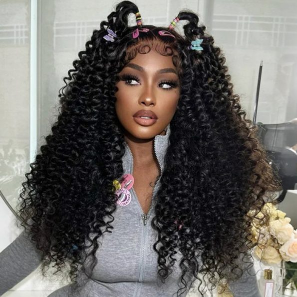 fluffy deep wave wig