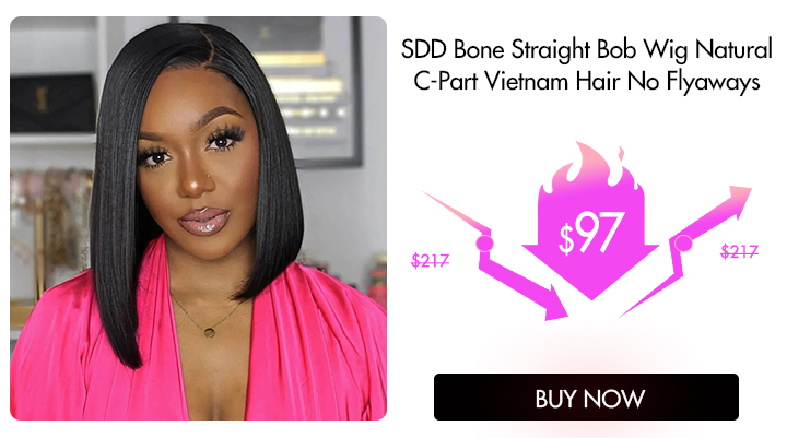 SDD Bone Straight Bob Wig