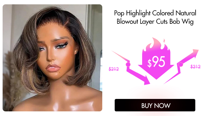 highlight layer cut bob wig