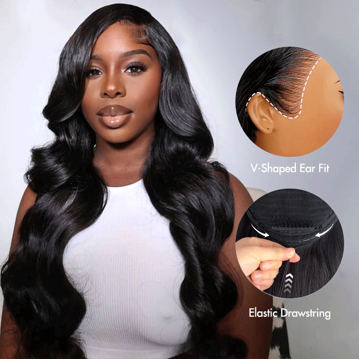 loose body wave pull go wig 6x5 13x6