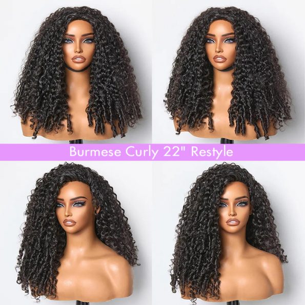 burmese curly half wig (2)