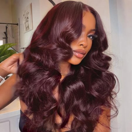 dark burgundy body wave wig (1)