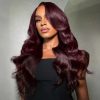 dark burgundy body wave wig (2)