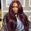 dark burgundy body wave wig (2)