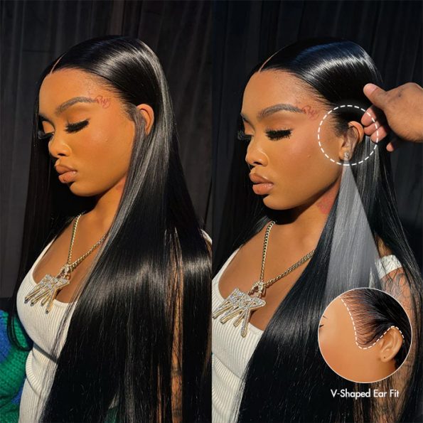 flash sale straight pull go glueless wig (1)