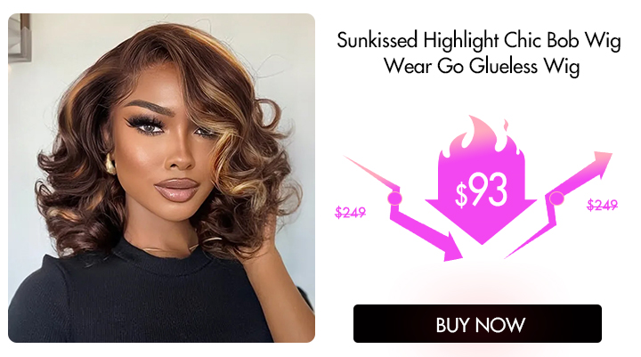 honey blonde short cut loose body wave wig