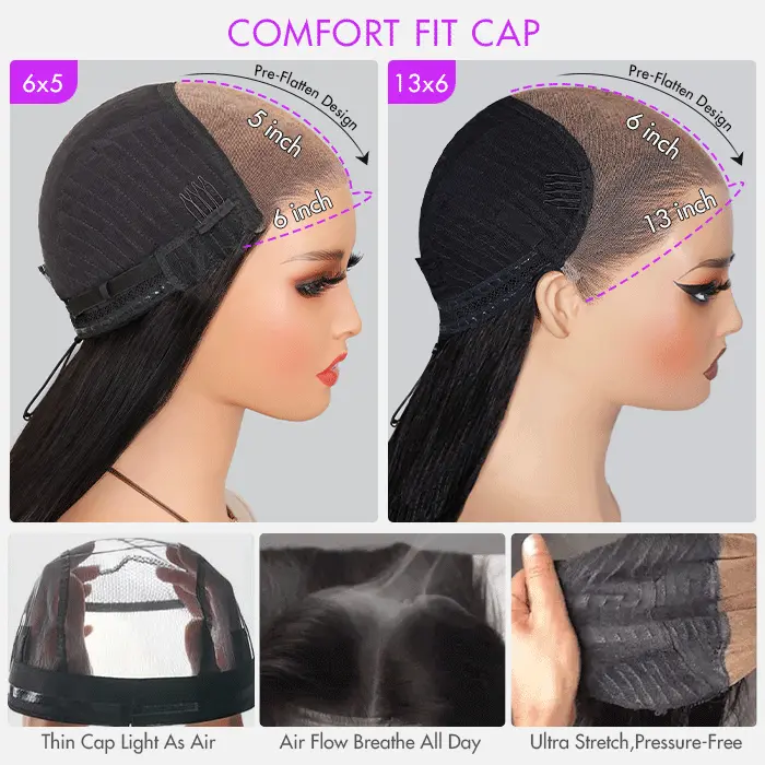 6×5 13×6 comfort fit cap