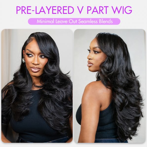 v part yaki body wave wig (2)